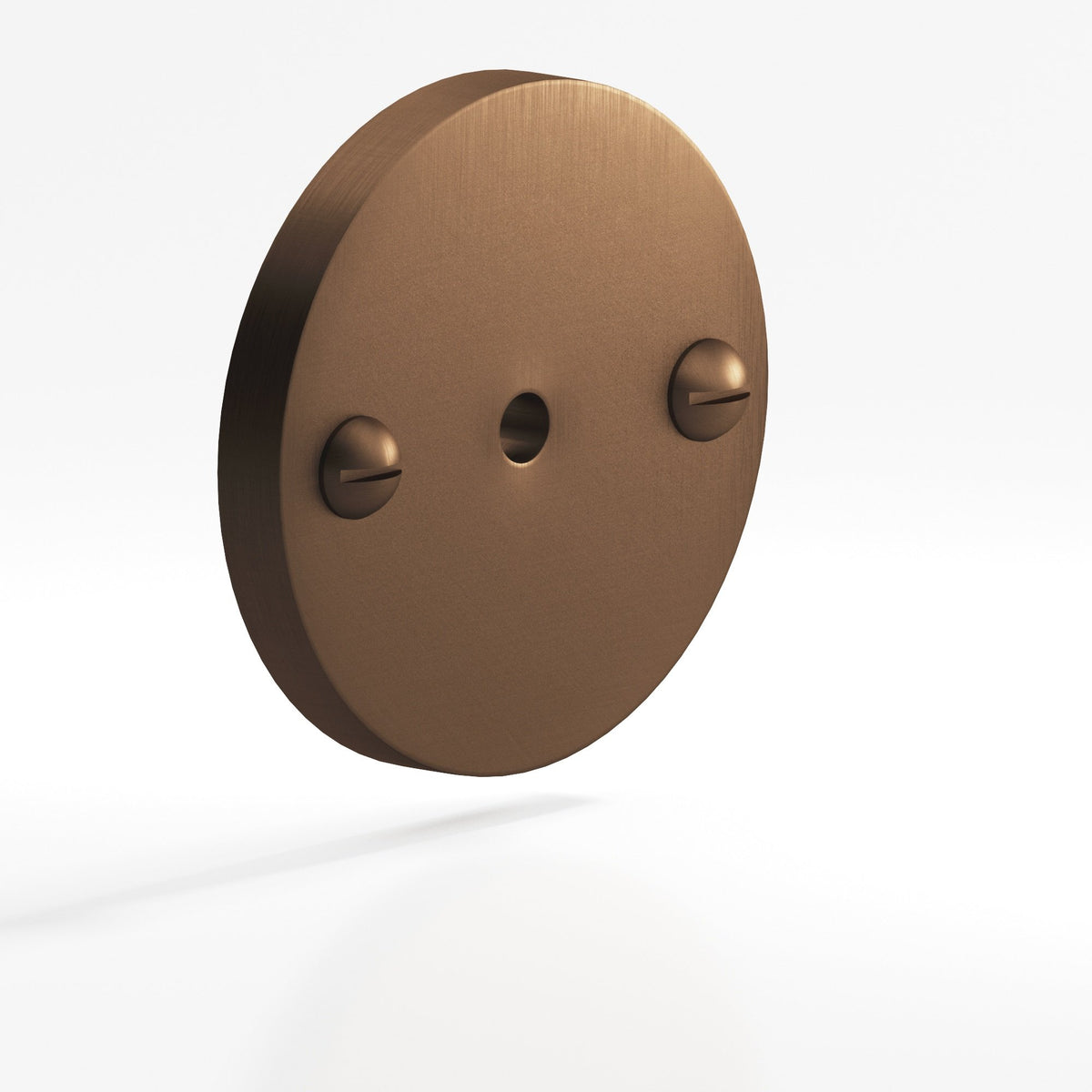 Colonial Bronze 592 Round Backplate with Exposed Screws, 1-3/4 in Diameter, for 8-32 Screw - Matte Oil Rubbed Bronze