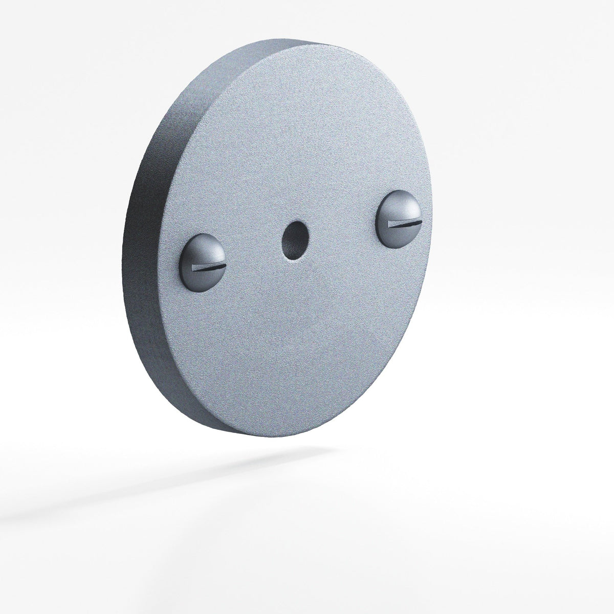 Colonial Bronze 592 Round Backplate with Exposed Screws, 1-3/4 in Diameter, for 8-32 Screw - Frost Chrome™