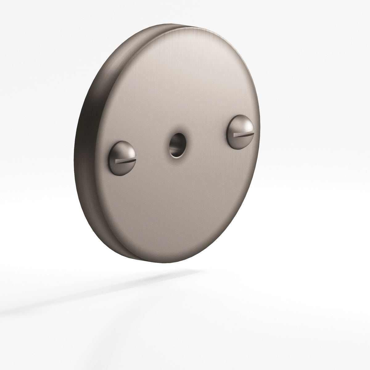 Colonial Bronze 592 Round Backplate with Exposed Screws, 1-3/4 in Diameter, for 8-32 Screw - Pewter