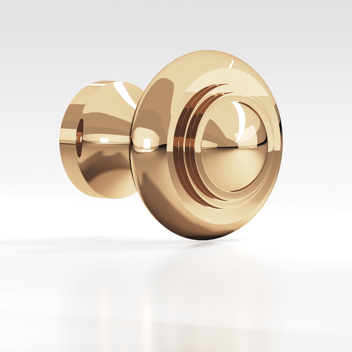 Colonial Bronze 676BB Tiered Button Back-to-Back Shower Door Knob Kit, 1-1/2 in Diameter - Polished Bronze