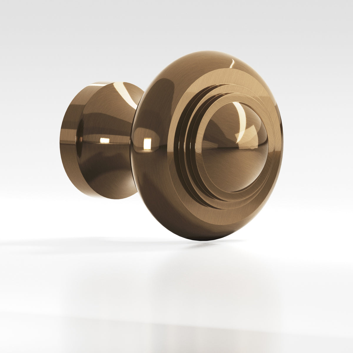 Colonial Bronze 676BB Tiered Button Back-to-Back Shower Door Knob Kit, 1-1/2 in Diameter - Light Statuary Bronze