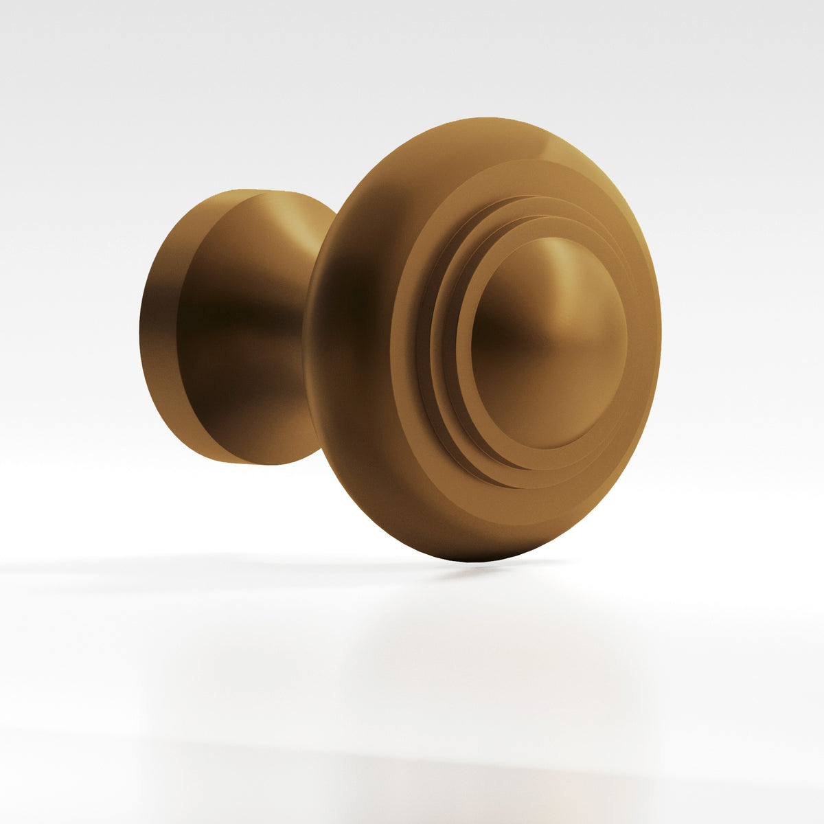 Colonial Bronze 674BB Tiered Button Back-to-Back Shower Door Knob Kit, 1-3/16 in Diameter - Matte Light Statuary Bronze