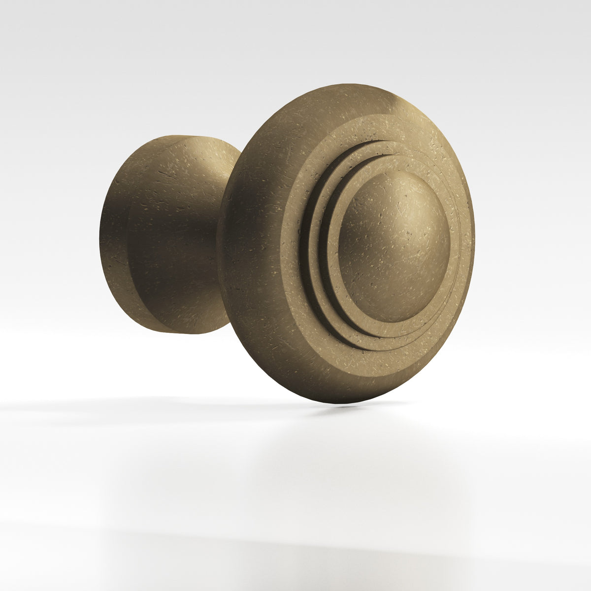 Colonial Bronze 675BB Tiered Button Back-to-Back Shower Door Knob Kit, 1-3/8 in Diameter - Distressed Oil Rubbed Bronze