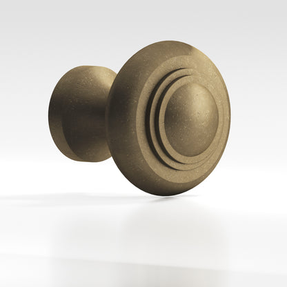 Colonial Bronze 675BB Tiered Button Back-to-Back Shower Door Knob Kit, 1-3/8 in Diameter - Distressed Oil Rubbed Bronze