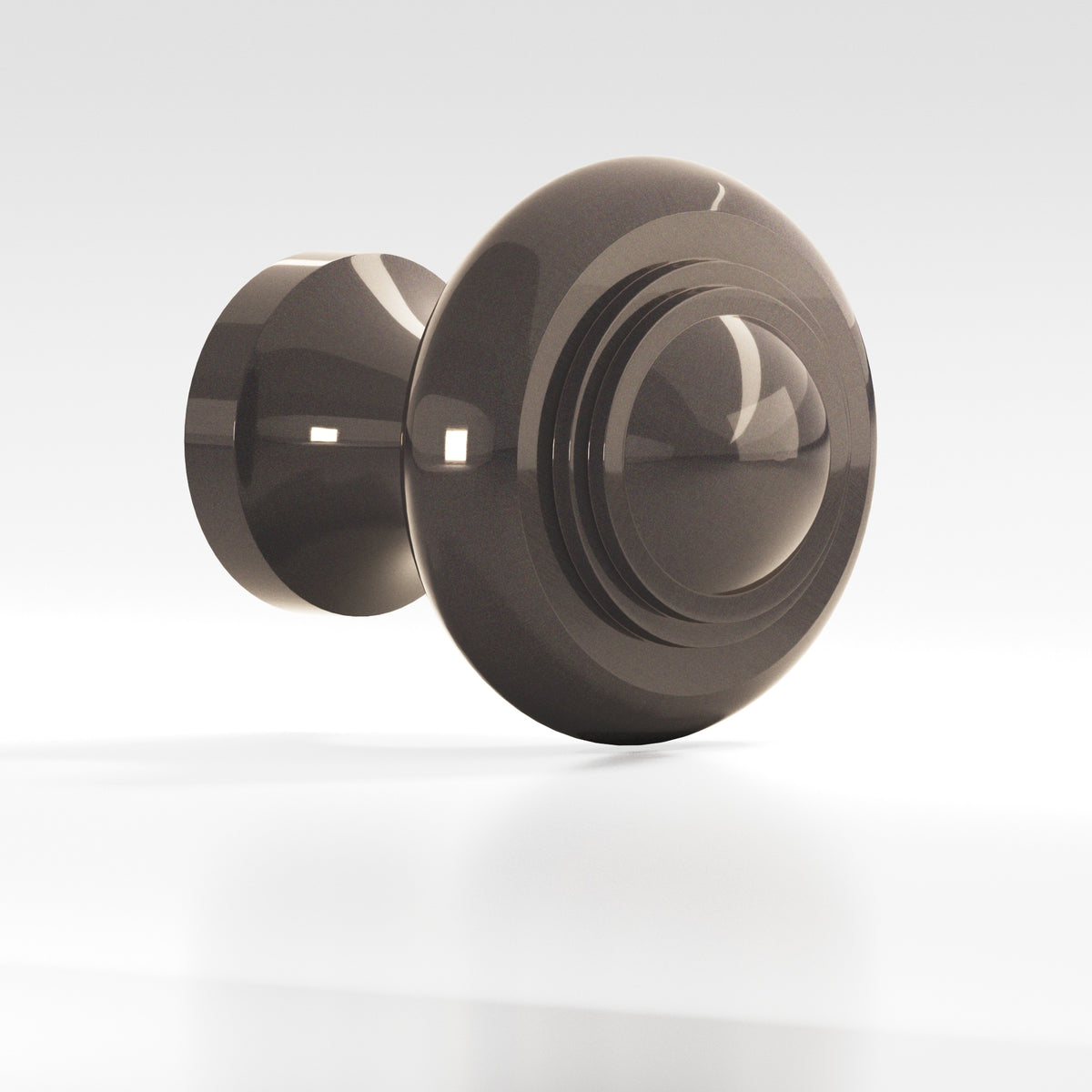 Colonial Bronze 675BB Tiered Button Back-to-Back Shower Door Knob Kit, 1-3/8 in Diameter - Dark Statuary Bronze