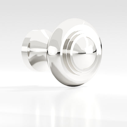 Colonial Bronze 676BB Tiered Button Back-to-Back Shower Door Knob Kit, 1-1/2 in Diameter - Polished Nickel