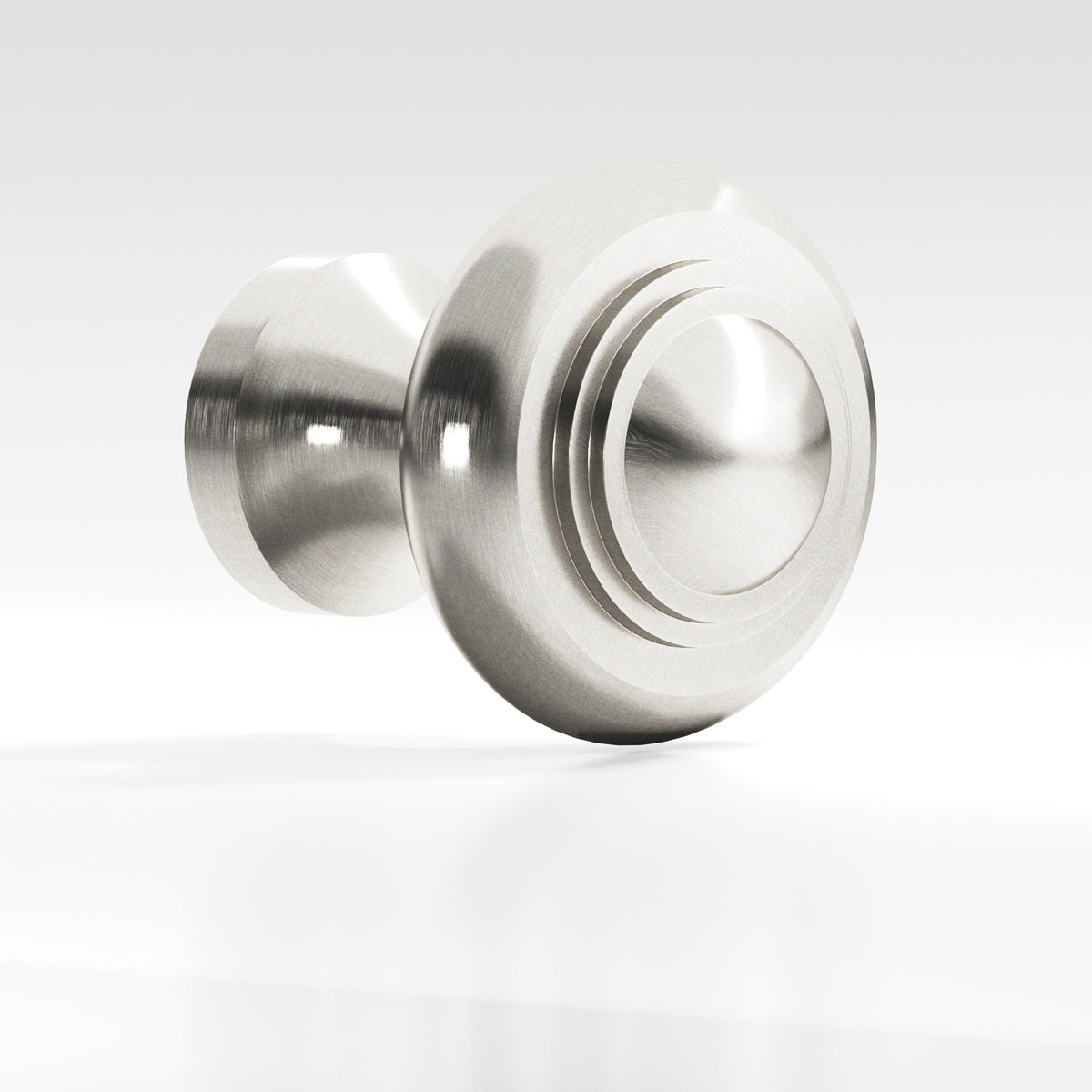 Colonial Bronze 675 Tiered Button Knob, 1-3/8 in Diameter - Nickel Stainless