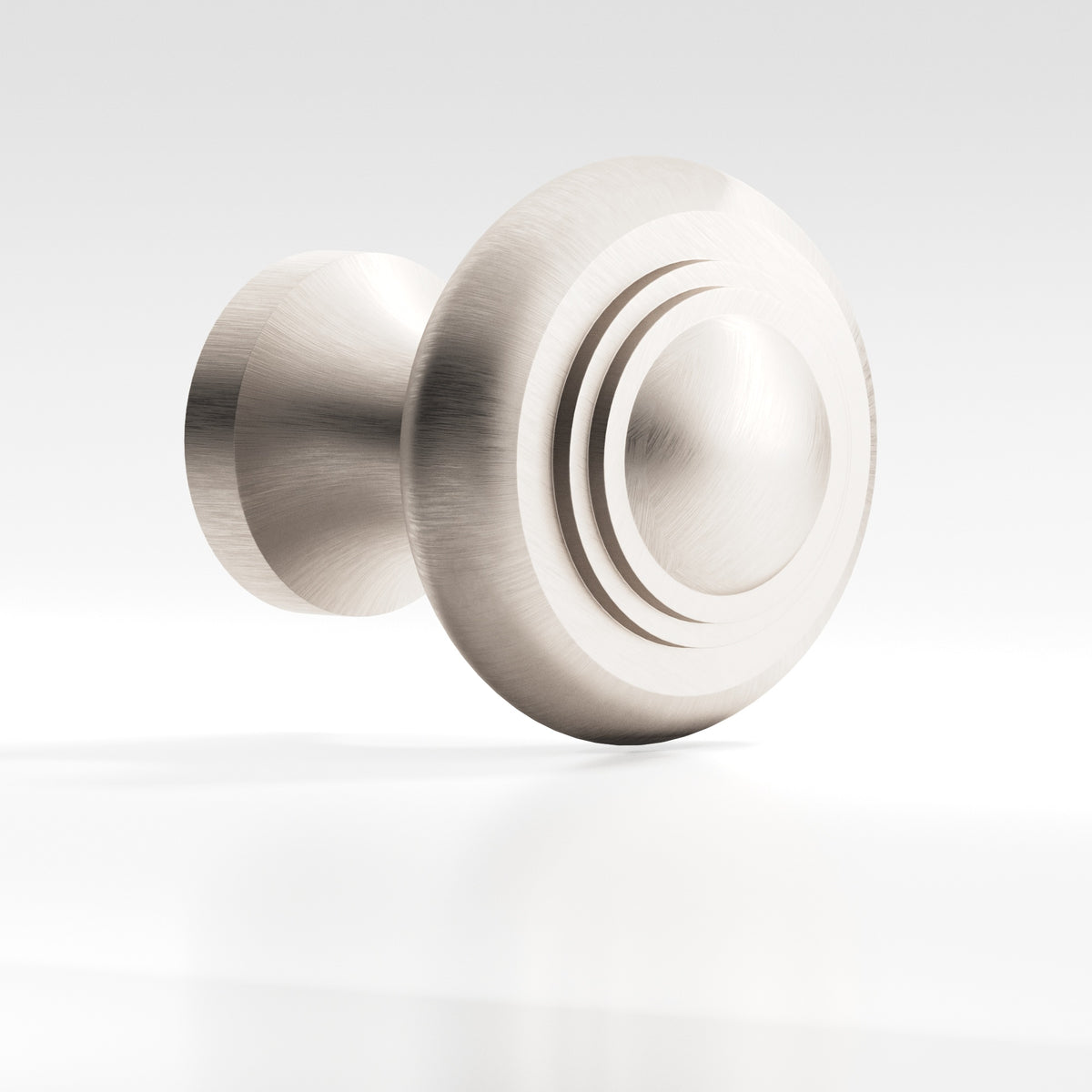 Colonial Bronze 675BB Tiered Button Back-to-Back Shower Door Knob Kit, 1-3/8 in Diameter - Matte Satin Nickel