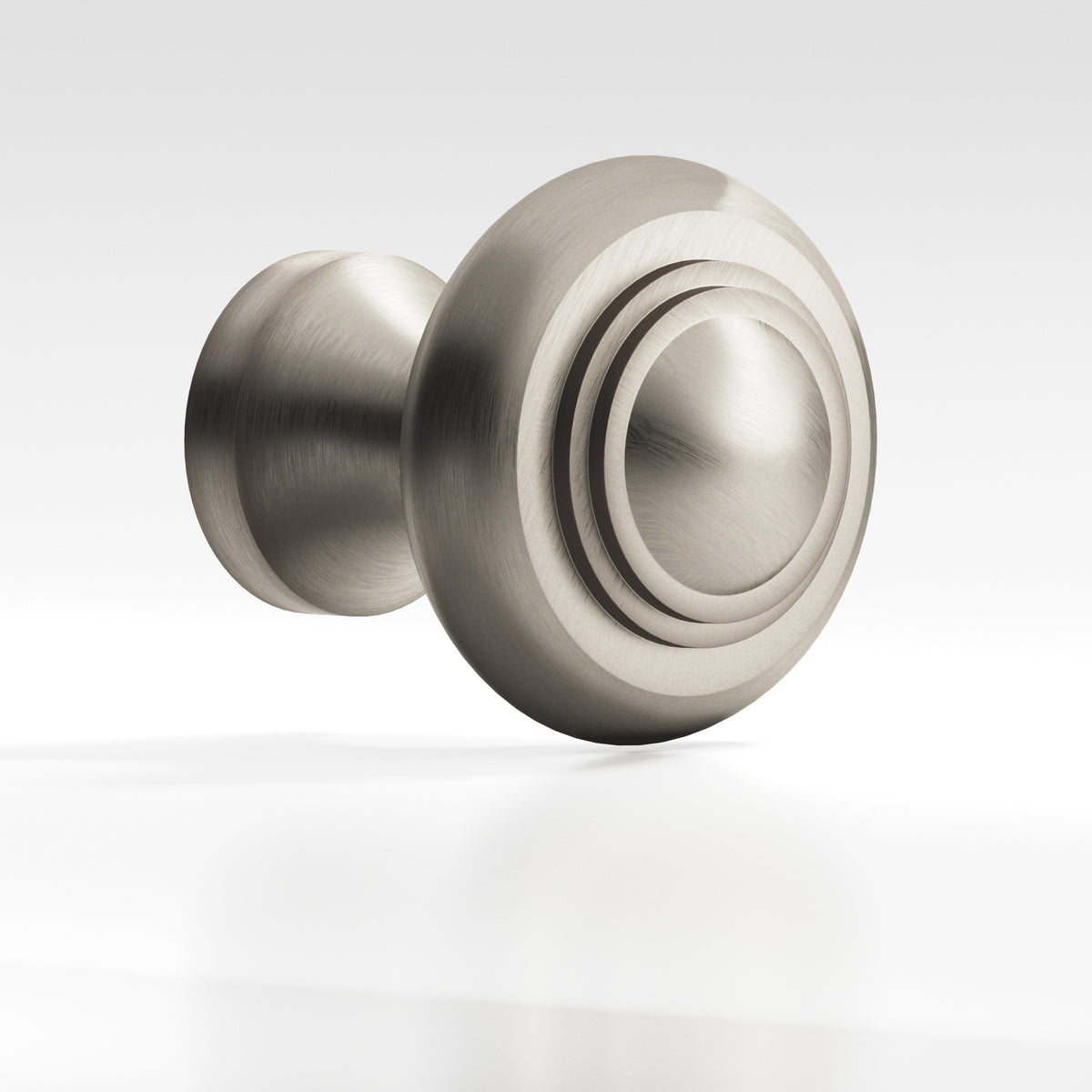 Colonial Bronze 674 Tiered Button Knob, 1-3/16 in Diameter - Matte Pewter