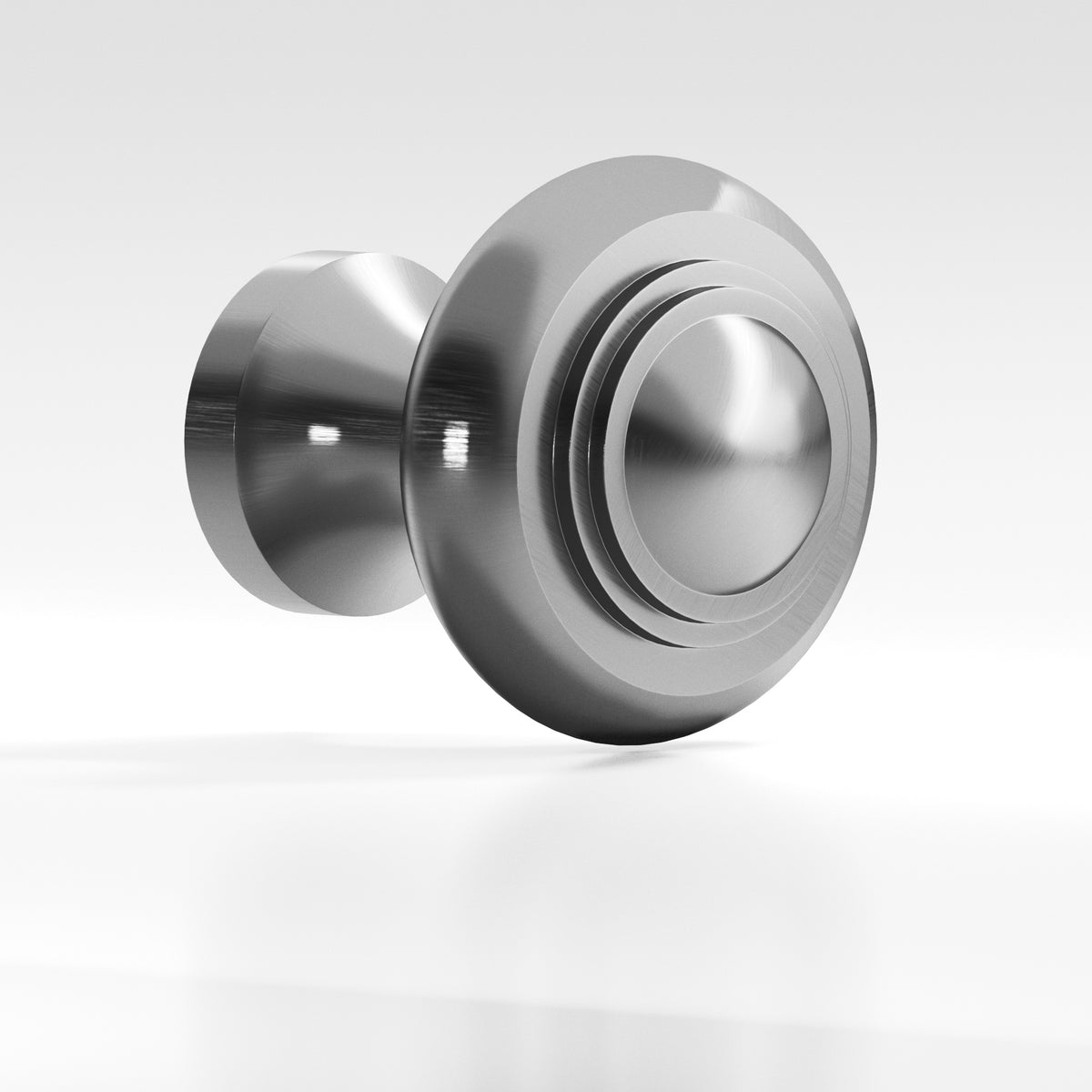 Colonial Bronze 674 Tiered Button Knob, 1-3/16 in Diameter - Graphite