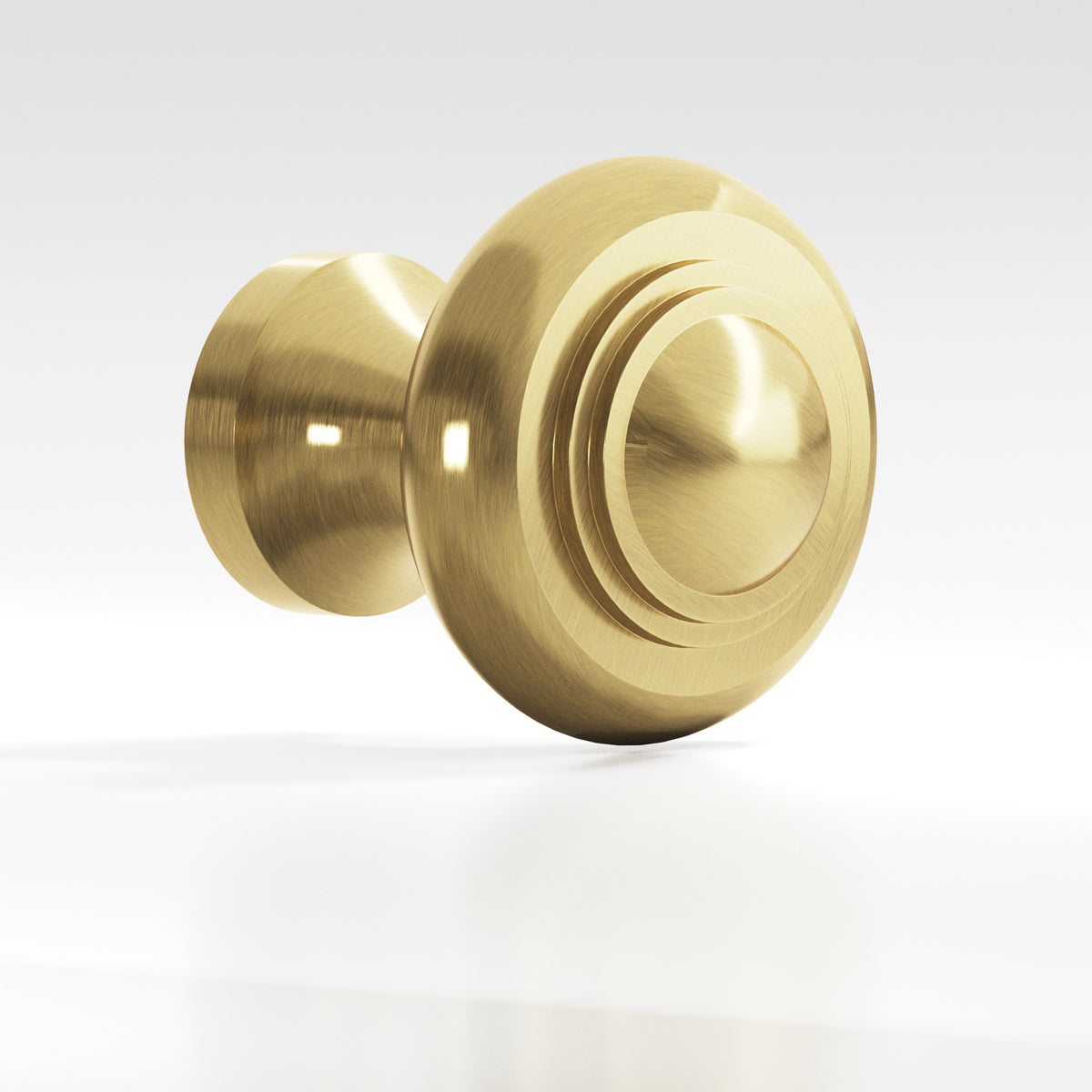 Colonial Bronze 674BB Tiered Button Back-to-Back Shower Door Knob Kit, 1-3/16 in Diameter - Antique Brass