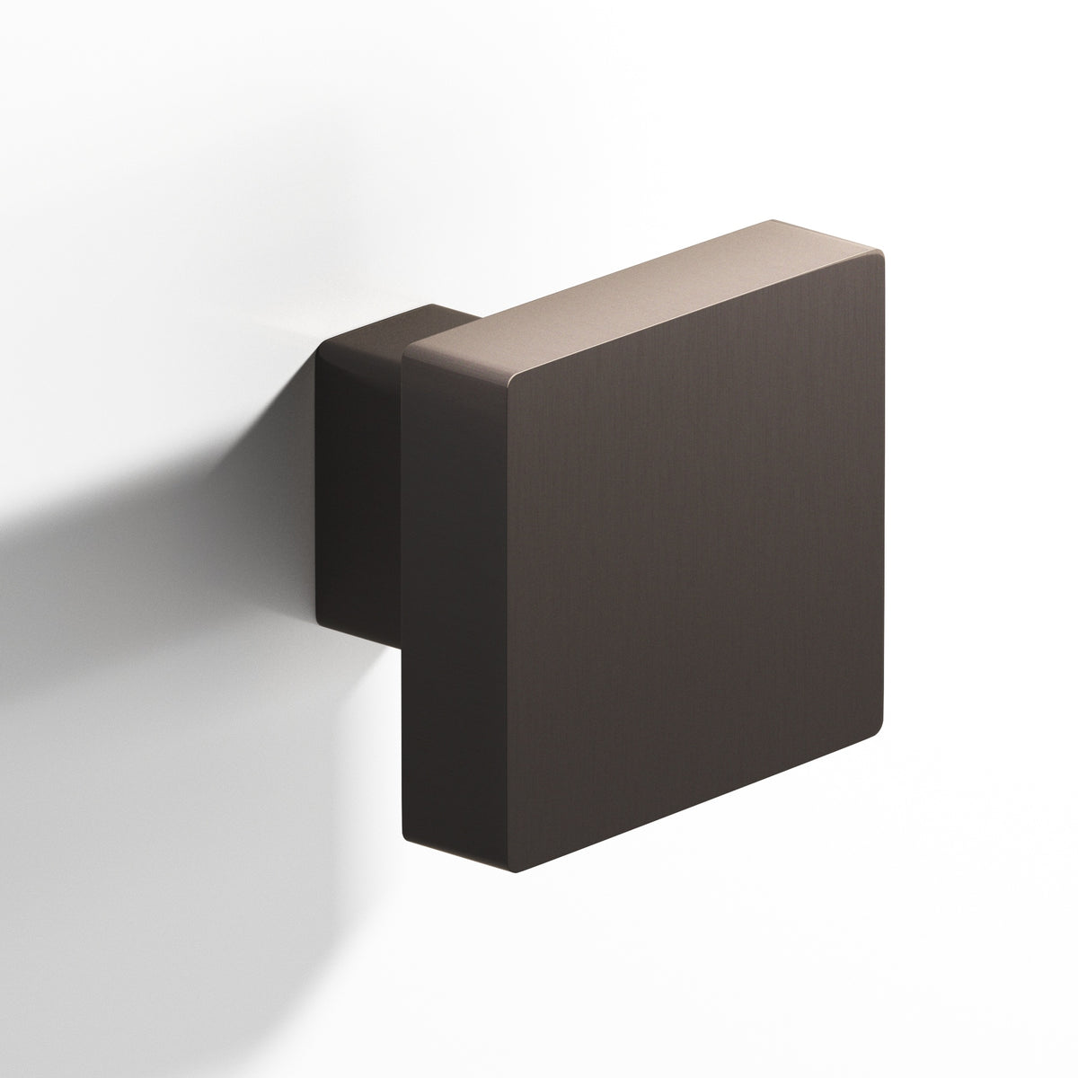Colonial Bronze 749 Square Knob with Rectangular Post, 1-1/2 in