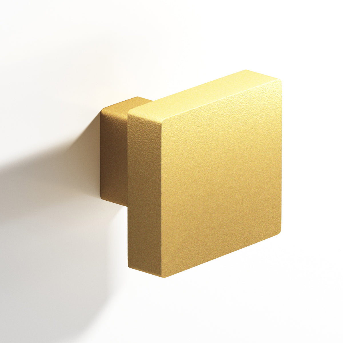 Colonial Bronze 749 Square Knob with Rectangular Post, 1-1/2 in - Frost Brass™