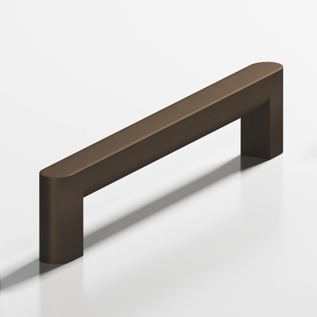 Colonial Bronze 762 Square Pull with Rounded Back and Ends, 5/8 x 3/8 in Cross Section - Heritage Bronze