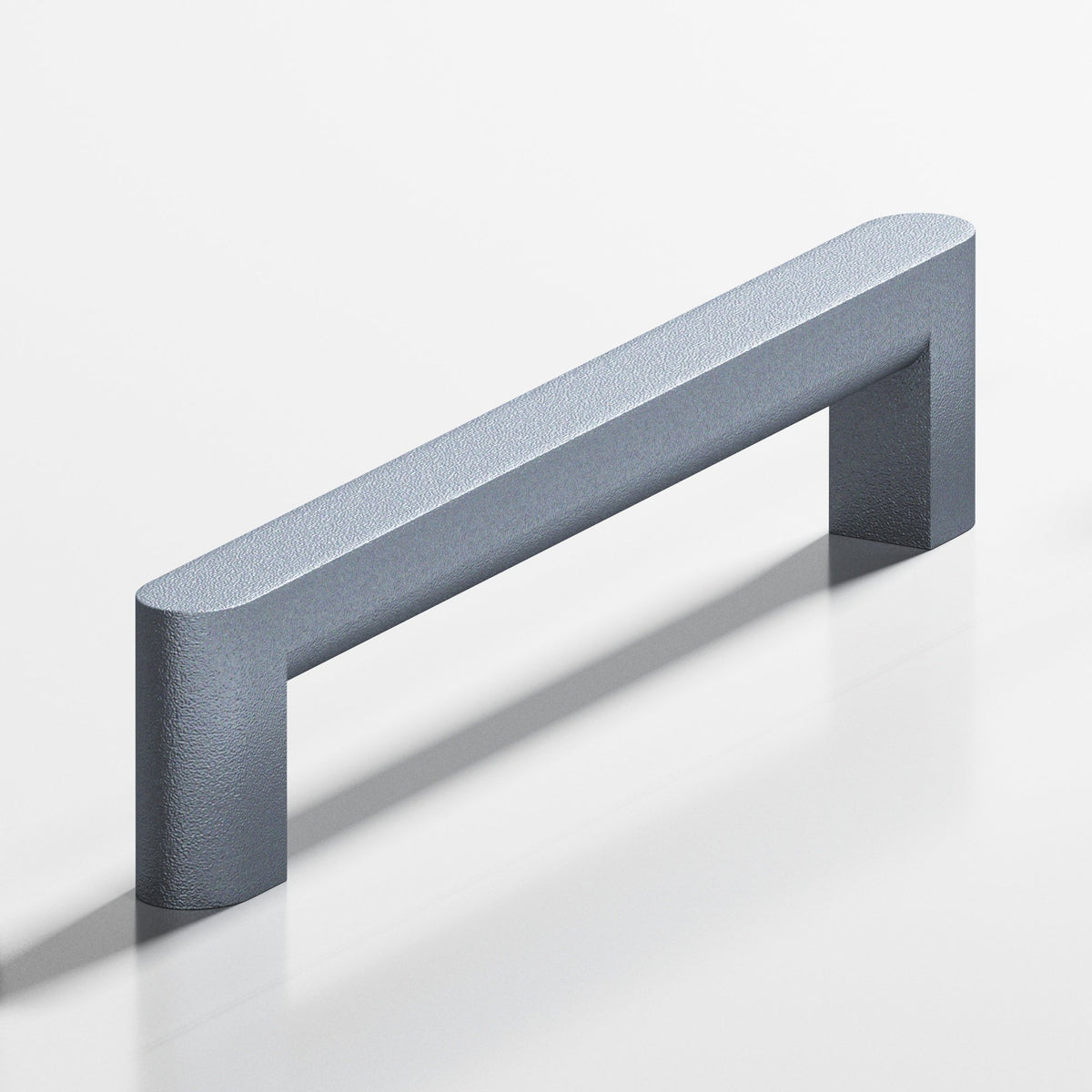 Colonial Bronze 762 Square Pull with Rounded Back and Ends, 5/8 x 3/8 in Cross Section - Frost Chrome™