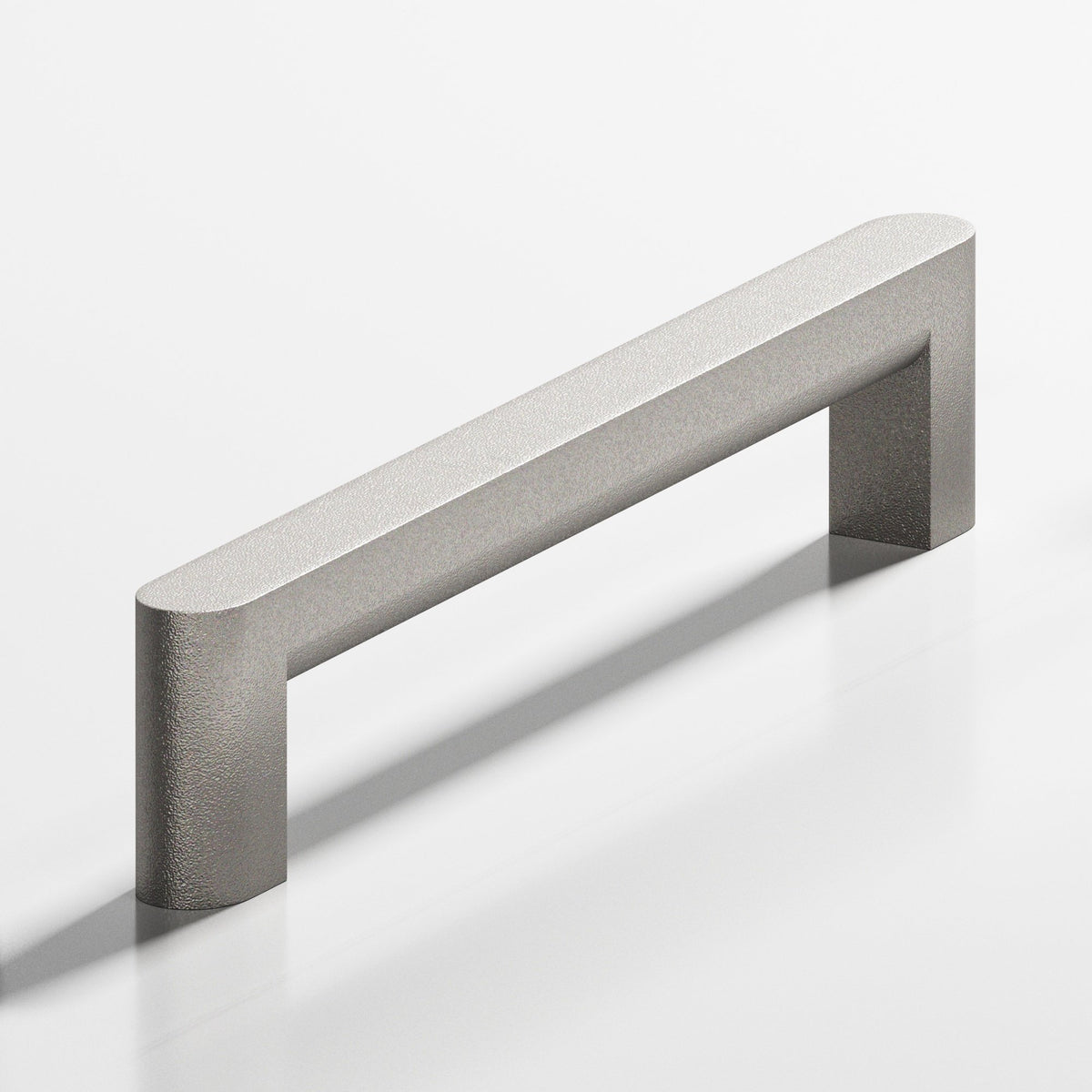 Colonial Bronze 762 Square Pull with Rounded Back and Ends, 5/8 x 3/8 in Cross Section - Frost Nickel™