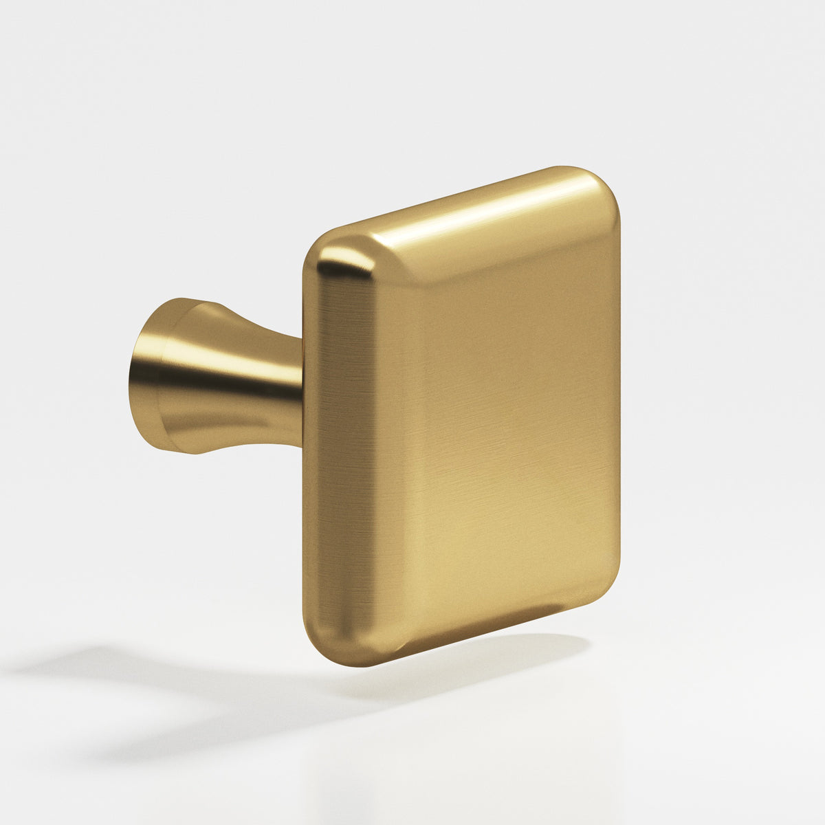 Colonial Bronze 768 Radiused Square Knob with Flared Post, 1-1/4 in