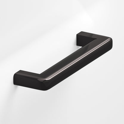Colonial Bronze 782 Square Pull with Rounded Back and Radiused Edges - Satin Black