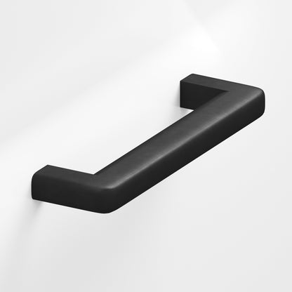 Colonial Bronze 782 Square Pull with Rounded Back and Radiused Edges - Matte Satin Black