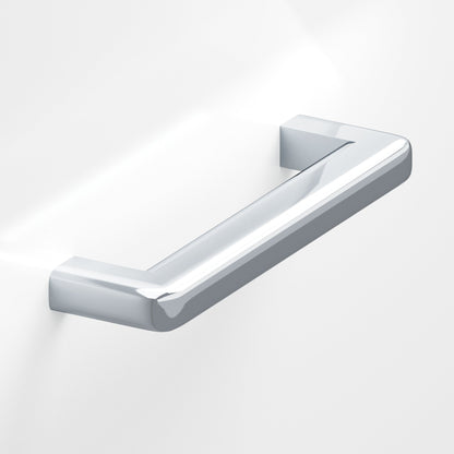 Colonial Bronze 782 Square Pull with Rounded Back and Radiused Edges - Polished Chrome