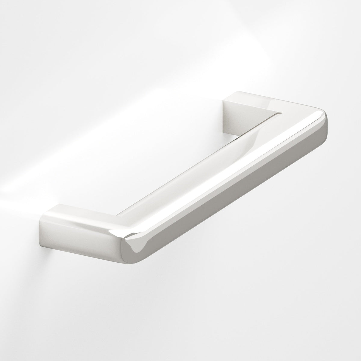Colonial Bronze 782 Square Pull with Rounded Back and Radiused Edges - Polished Nickel