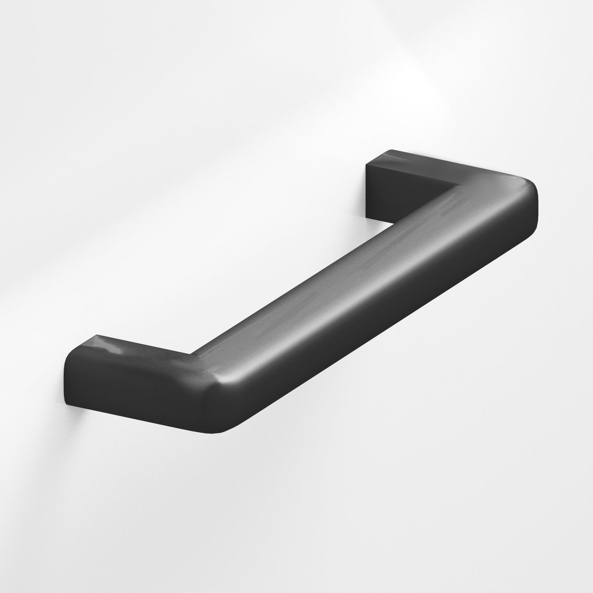 Colonial Bronze 782 Square Pull with Rounded Back and Radiused Edges - Matte Graphite