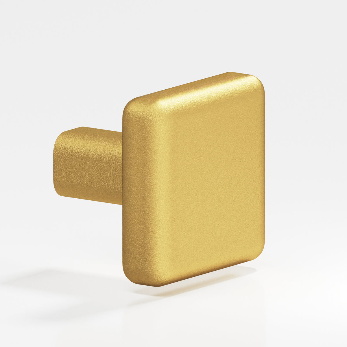 Colonial Bronze 789 Radiused Square Knob with Straight Post, 1-1/2 in - Frost Brass™