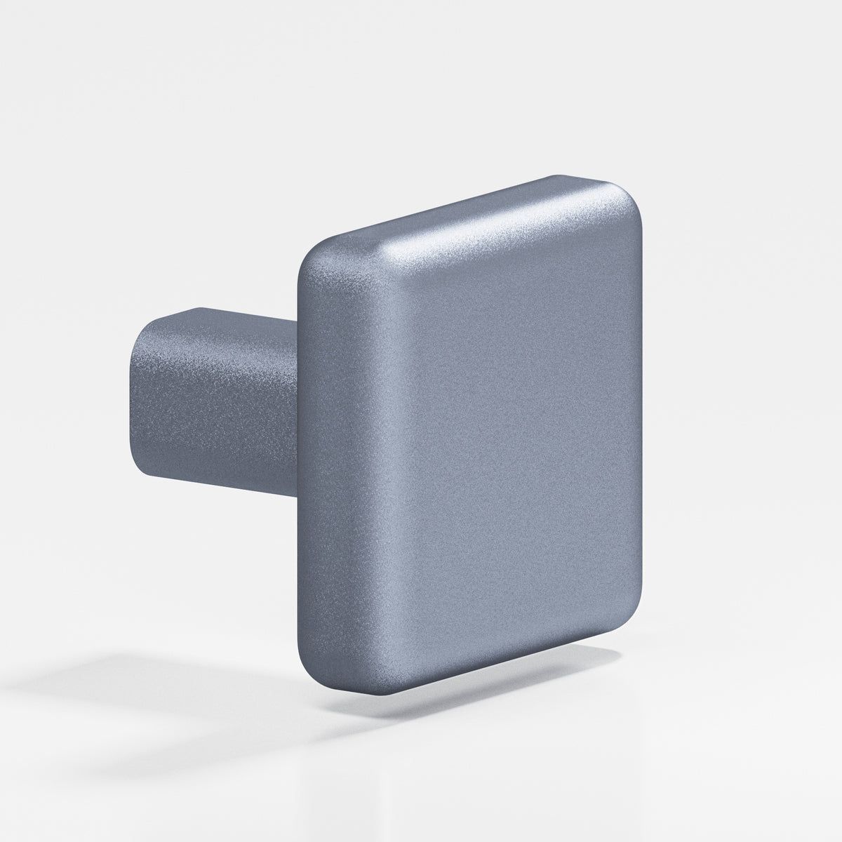 Colonial Bronze 789 Radiused Square Knob with Straight Post, 1-1/2 in - Frost Chrome™