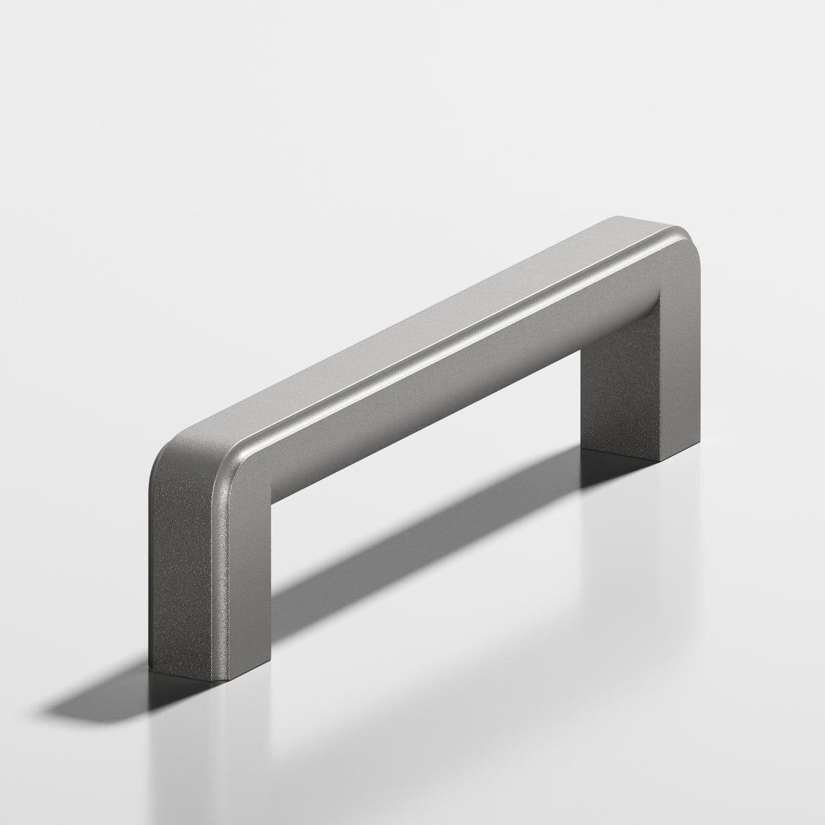 Colonial Bronze 792 Fluted Square Pull, 5/8 x 3/8 in Cross Section - Frost Nickel™