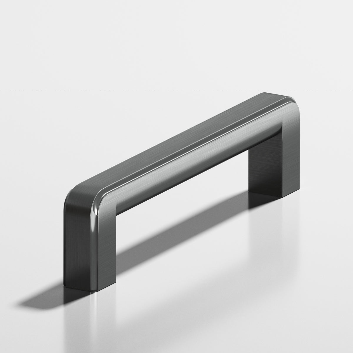 Colonial Bronze 795 Fluted Square Pull, 1 x 3/4 in Cross Section - Graphite