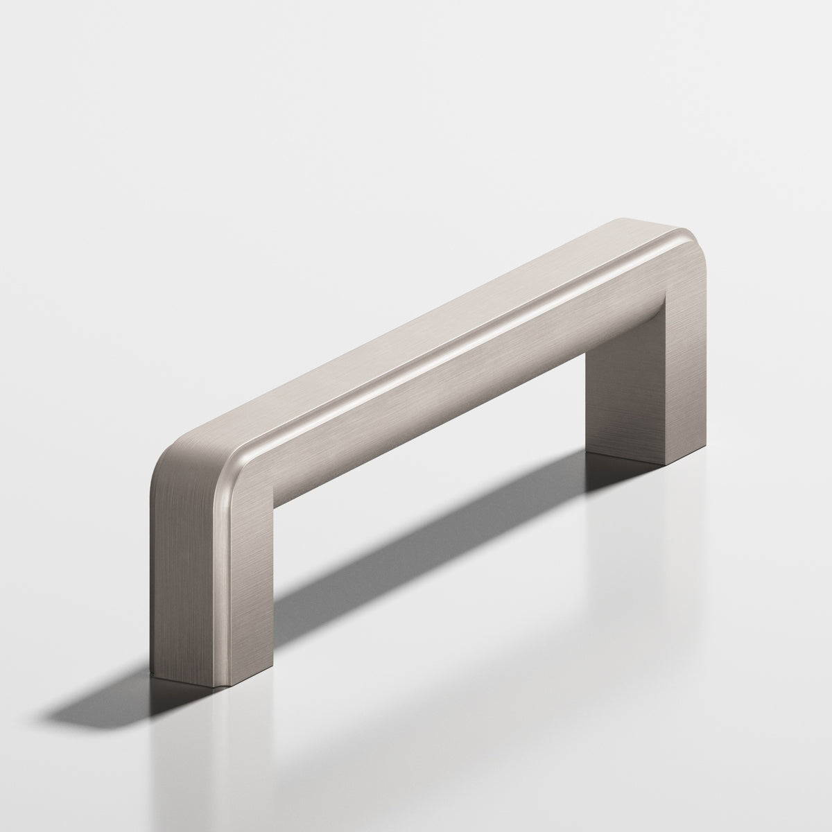 Colonial Bronze 792 Fluted Square Pull, 5/8 x 3/8 in Cross Section - Matte Satin Nickel