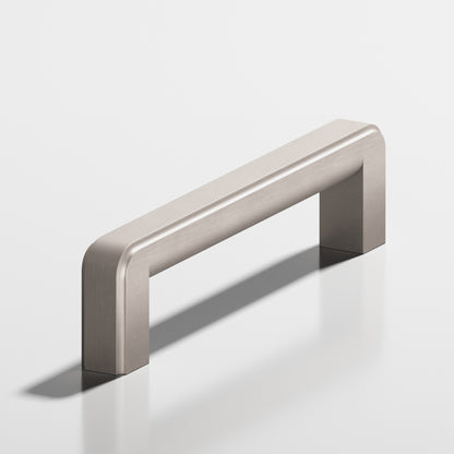 Colonial Bronze 795 Fluted Square Pull, 1 x 3/4 in Cross Section - Matte Satin Nickel