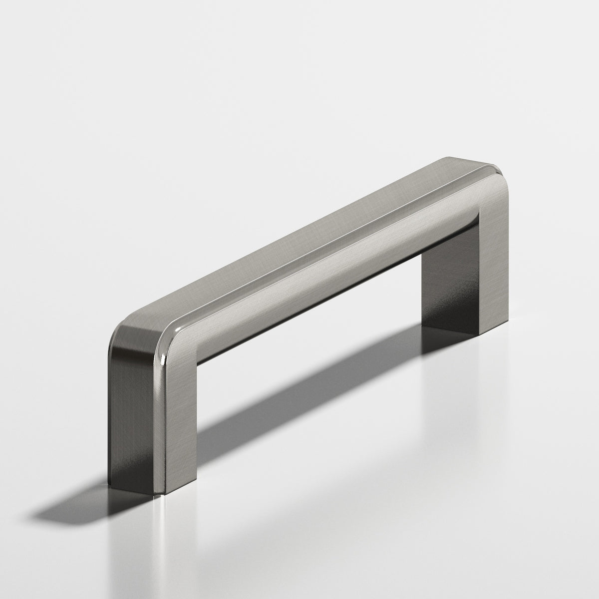 Colonial Bronze 792 Fluted Square Pull, 5/8 x 3/8 in Cross Section - Nickel Stainless