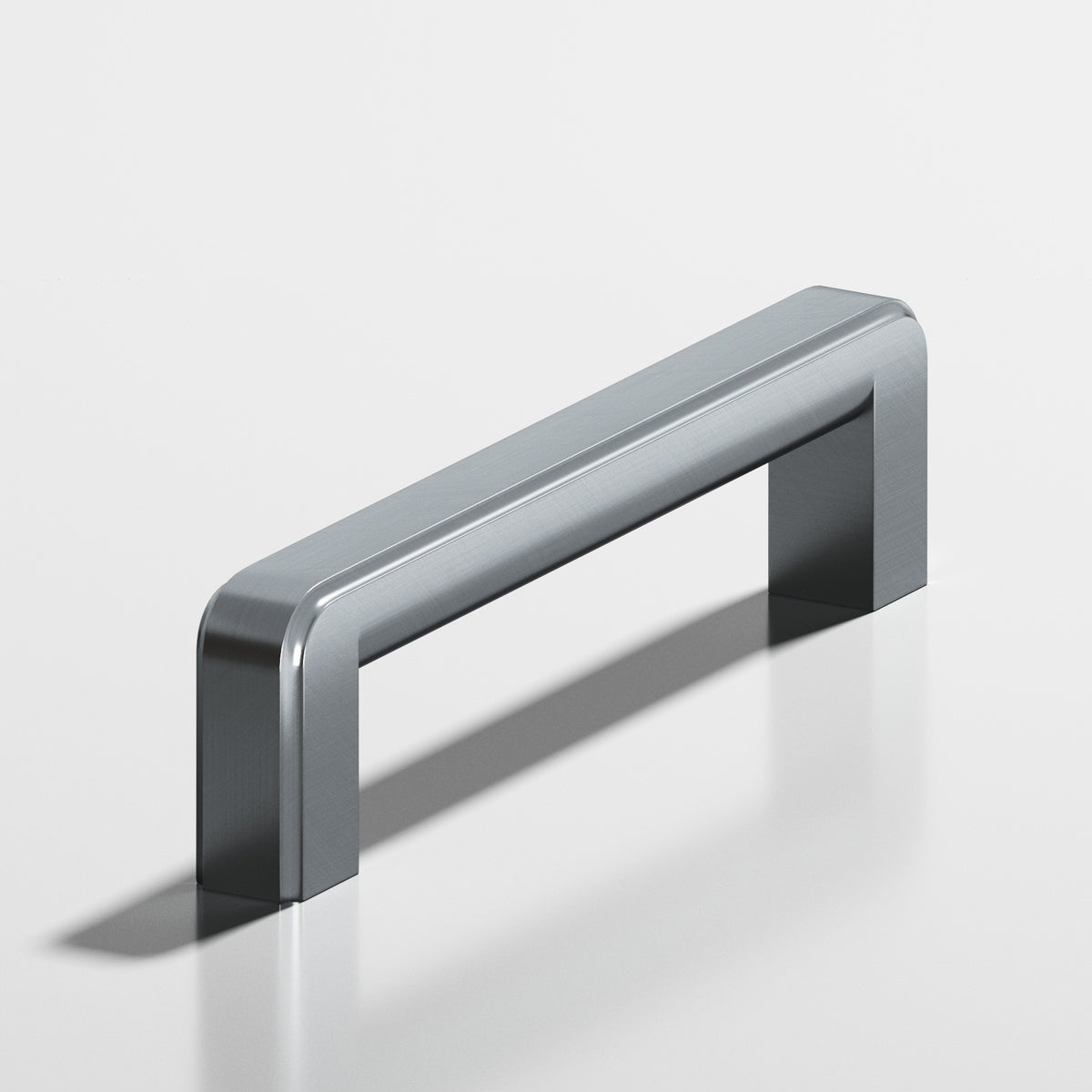 Colonial Bronze 790 Fluted Square Pull, 7/16 x 1/2 in Cross Section - Satin Chrome