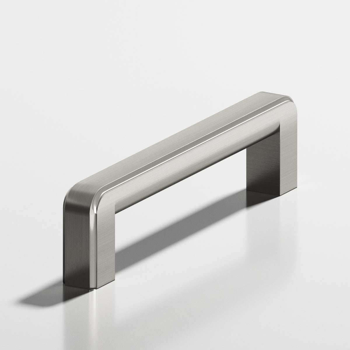 Colonial Bronze 792 Fluted Square Pull, 5/8 x 3/8 in Cross Section - Satin Nickel