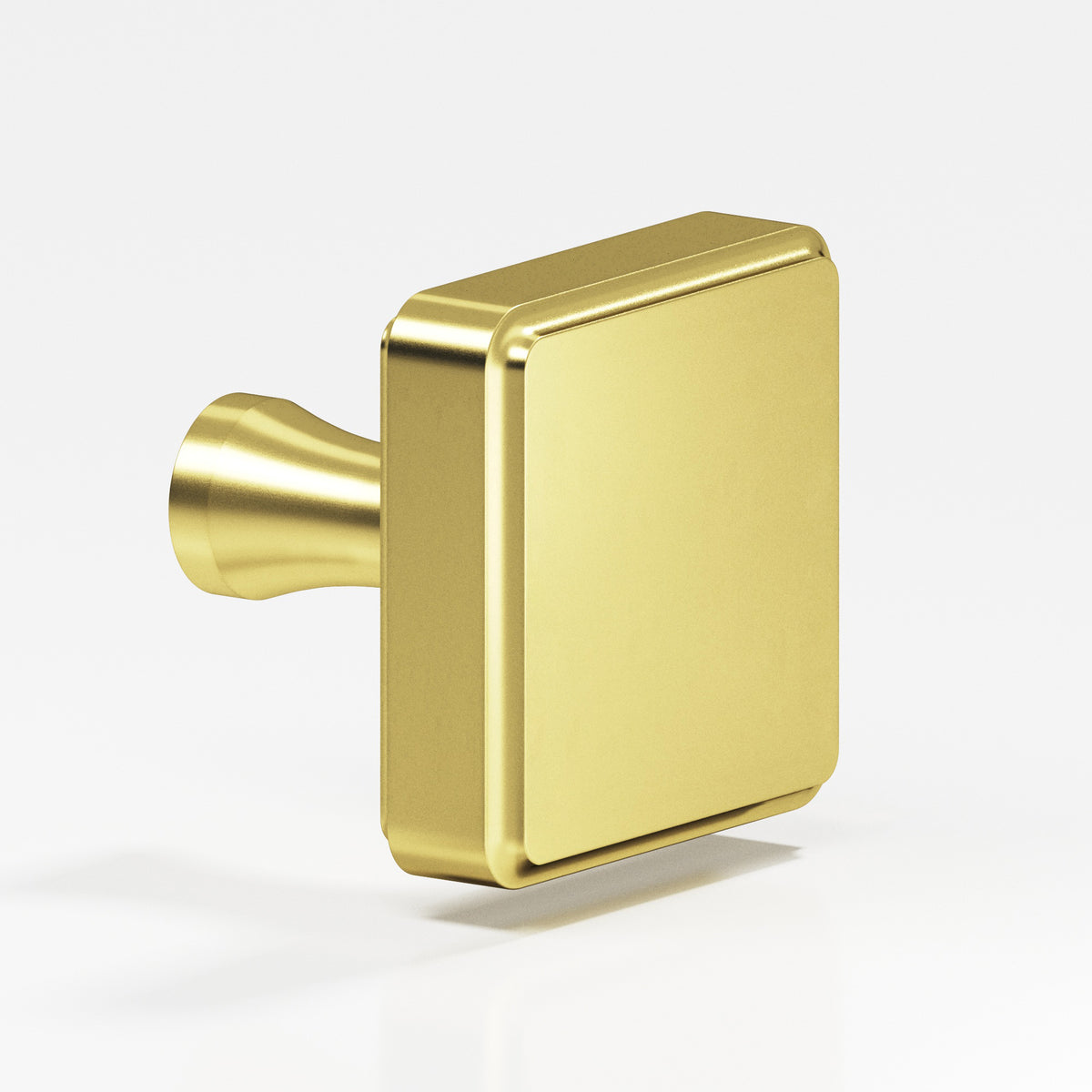 Colonial Bronze 797 Fluted Square Knob, 1 in - French Gold