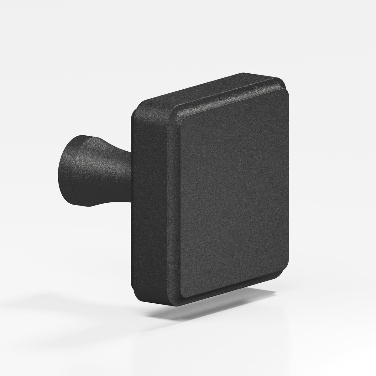 Colonial Bronze 799 Fluted Square Knob, 1-1/2 in - Frost Black™