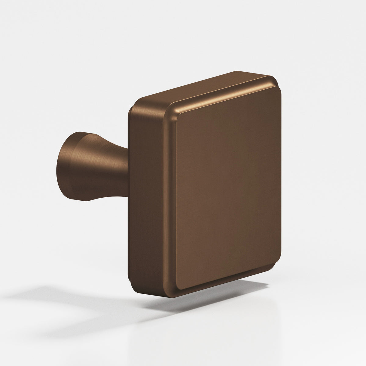 Colonial Bronze 797 Fluted Square Knob, 1 in - Matte Oil Rubbed Bronze