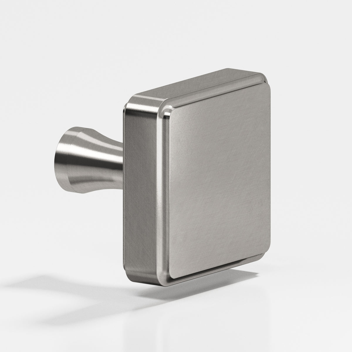 Colonial Bronze 797 Fluted Square Knob, 1 in - Nickel Stainless