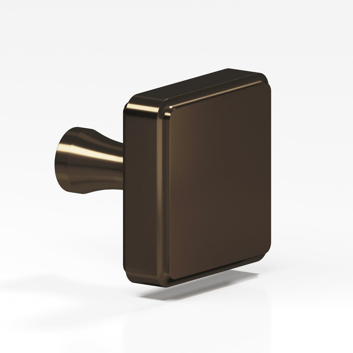 Colonial Bronze 799 Fluted Square Knob, 1-1/2 in - Oil Rubbed Bronze