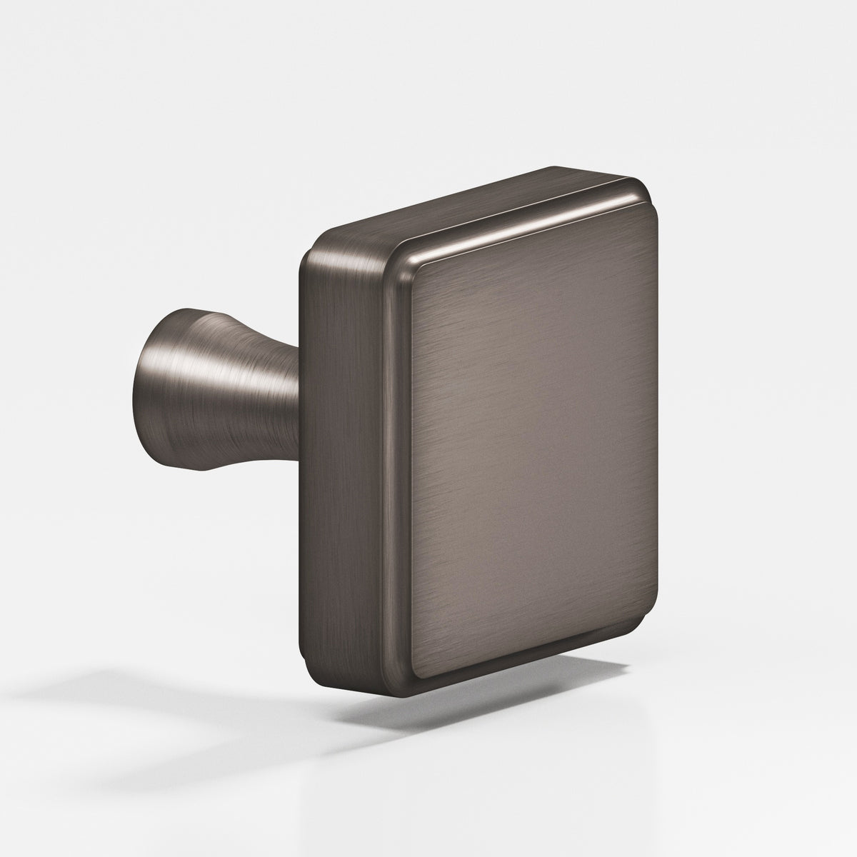 Colonial Bronze 799 Fluted Square Knob, 1-1/2 in - Pewter