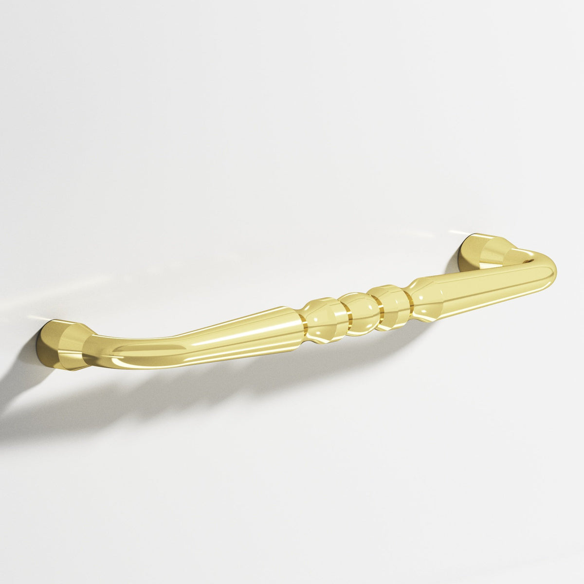 Colonial Bronze 813 Beaded Wire Pull, 1/2 in Diameter - Polished Brass