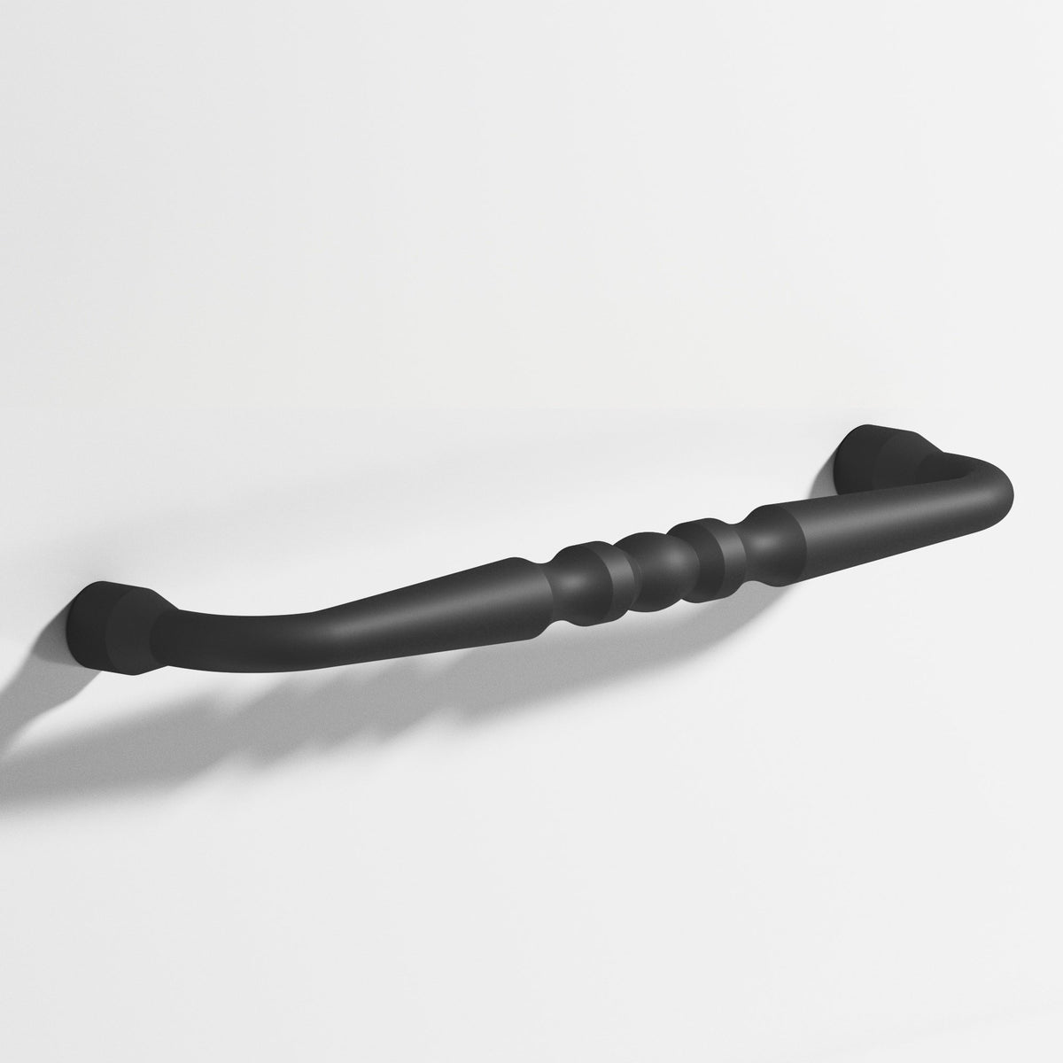 Colonial Bronze 815 Beaded Wire Pull with Bull-Nosed Ends, 3/4 in Diameter - Matte Graphite