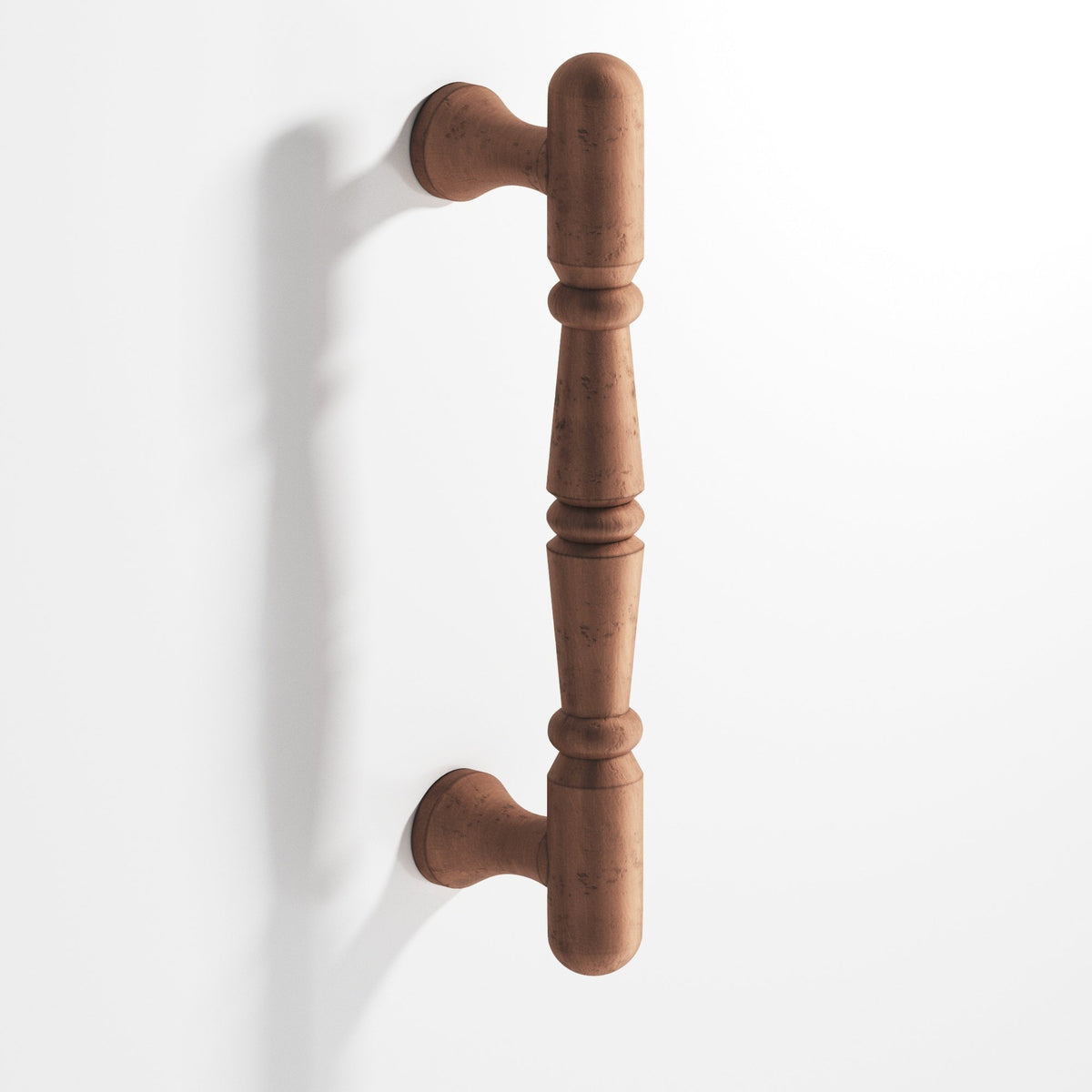 Colonial Bronze 851 Detailed Wire Pull, 3/4 in Diameter - Distressed Antique Copper