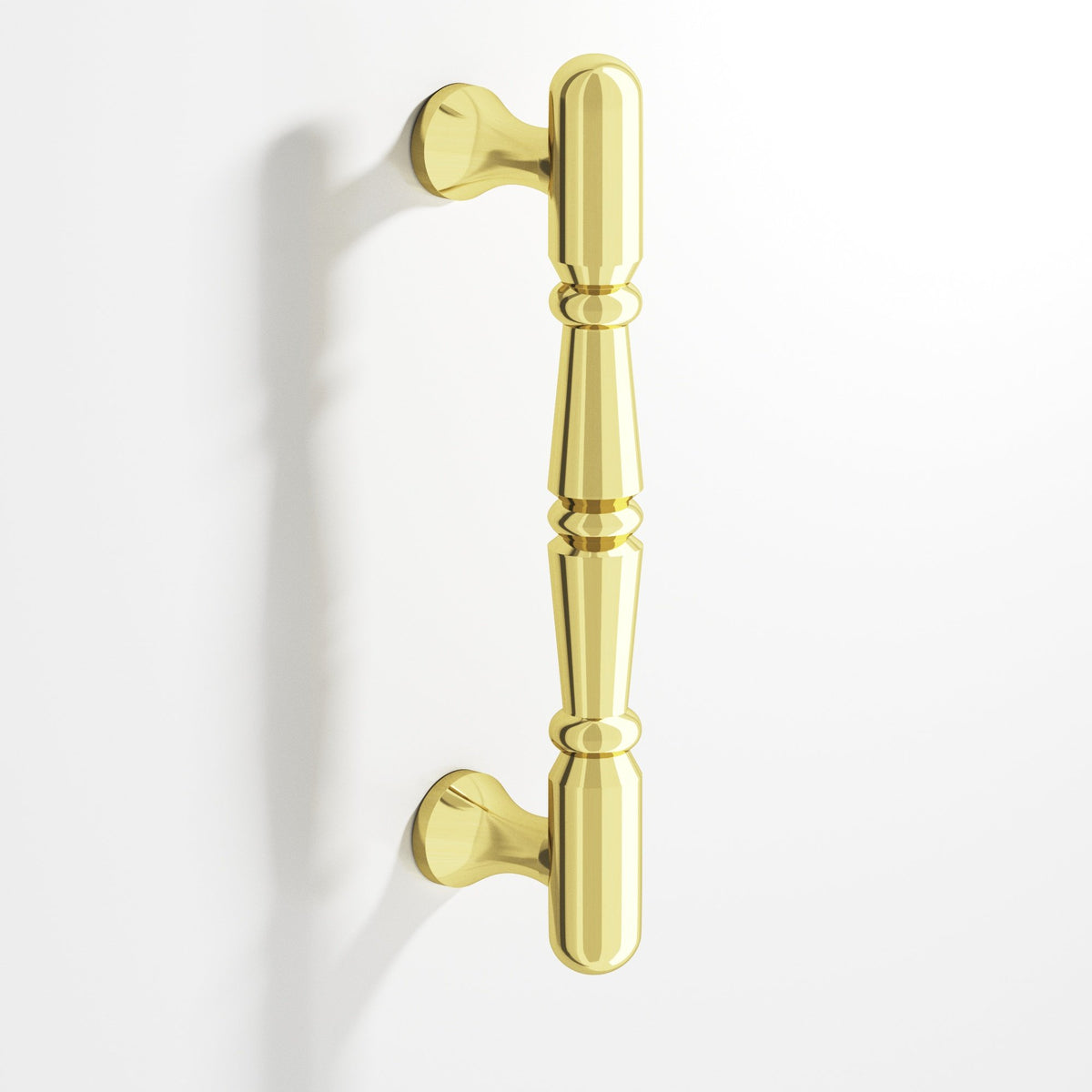 Colonial Bronze 851 Detailed Wire Pull, 3/4 in Diameter - Unlacquered Polished Brass