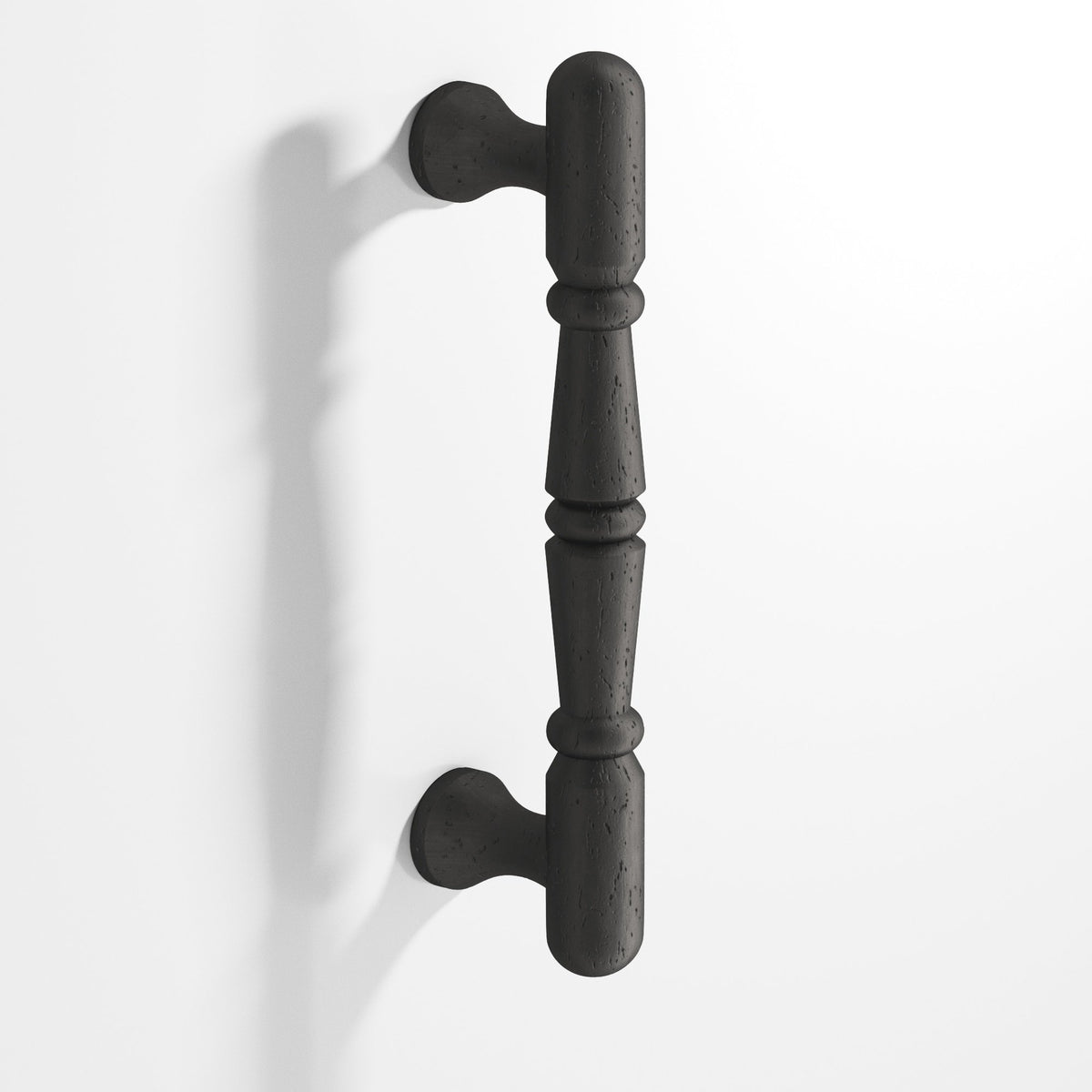 Colonial Bronze 851 Detailed Wire Pull, 3/4 in Diameter - Distressed Satin Black