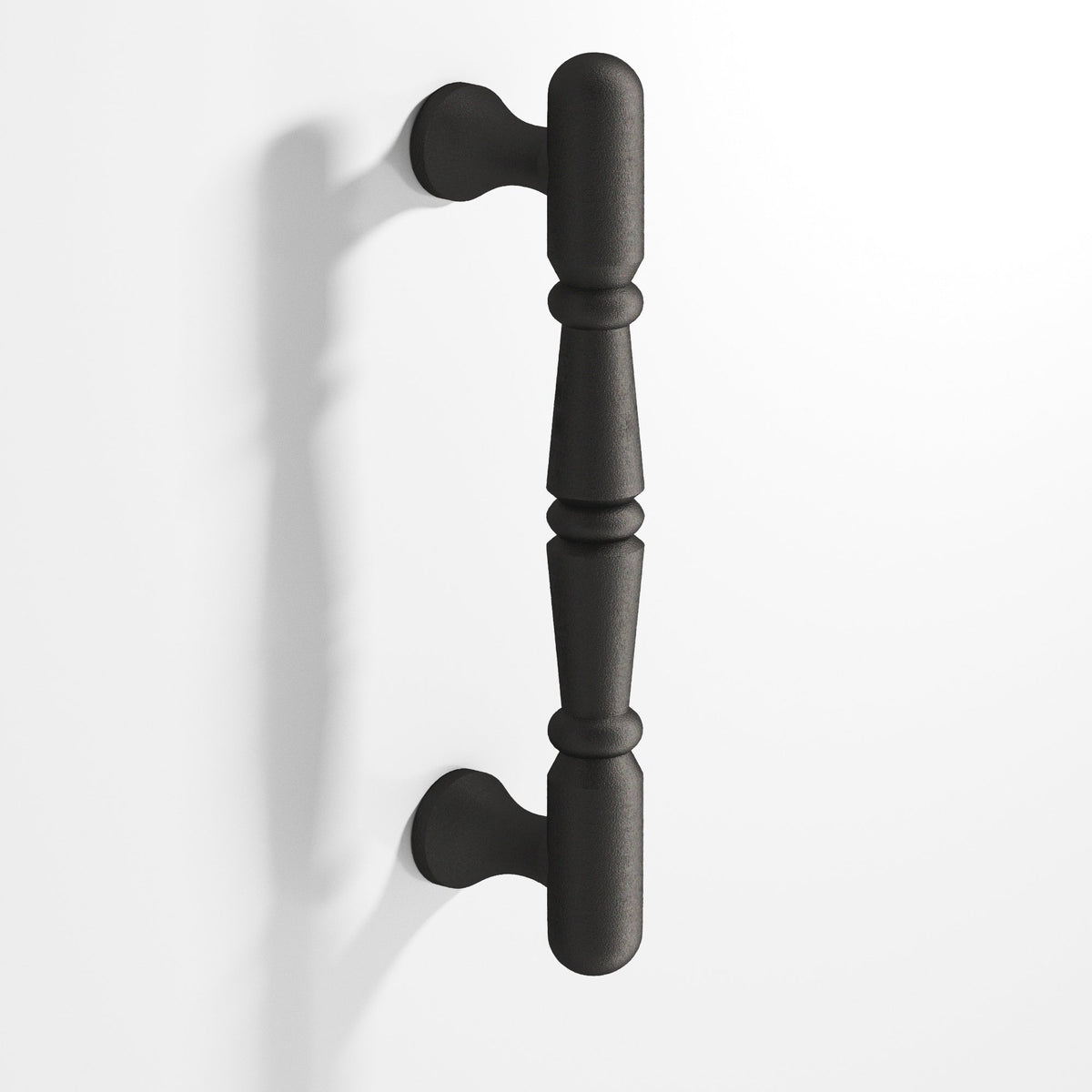 Colonial Bronze 851 Detailed Wire Pull, 3/4 in Diameter - Frost Black™