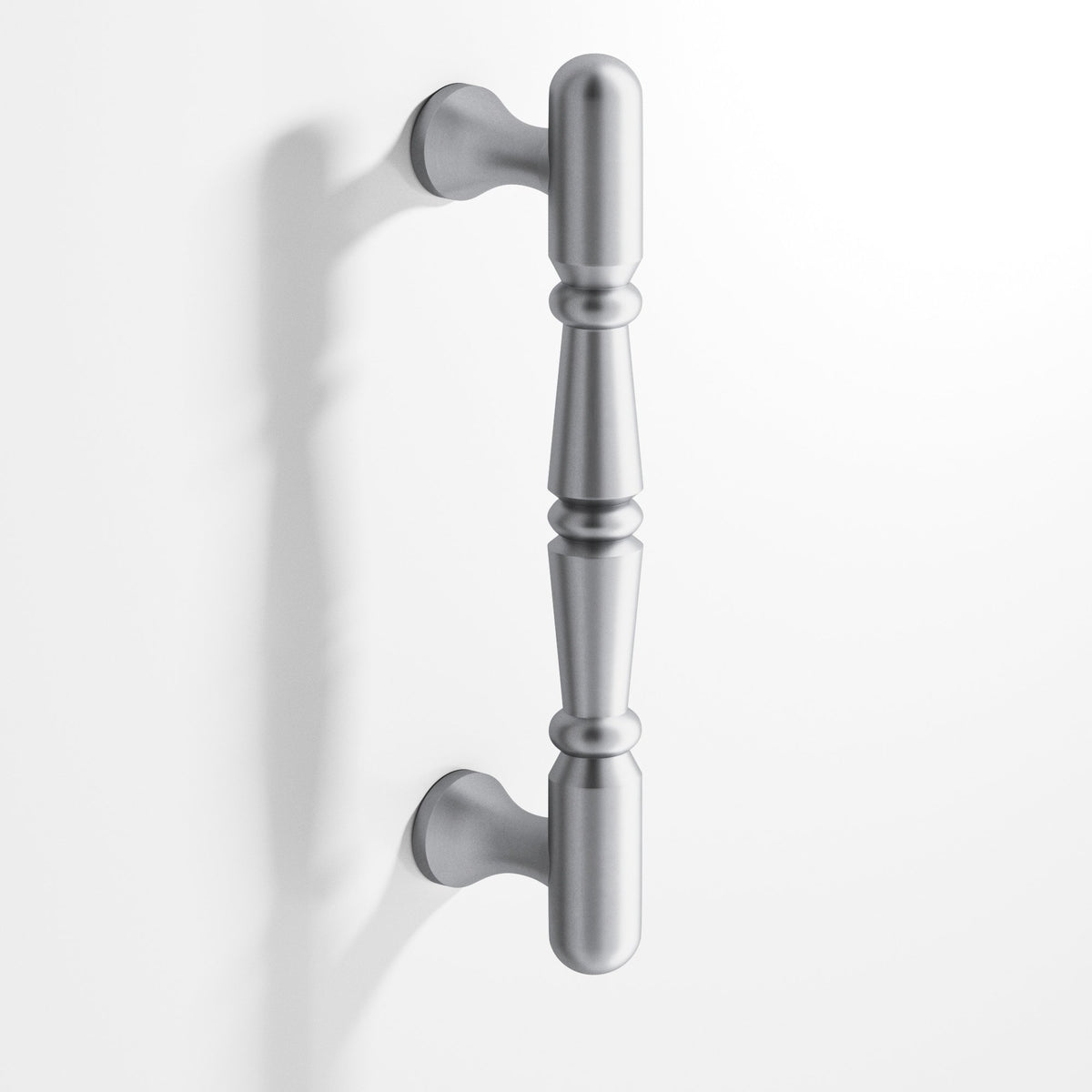 Colonial Bronze 851 Detailed Wire Pull, 3/4 in Diameter - Matte Satin Chrome