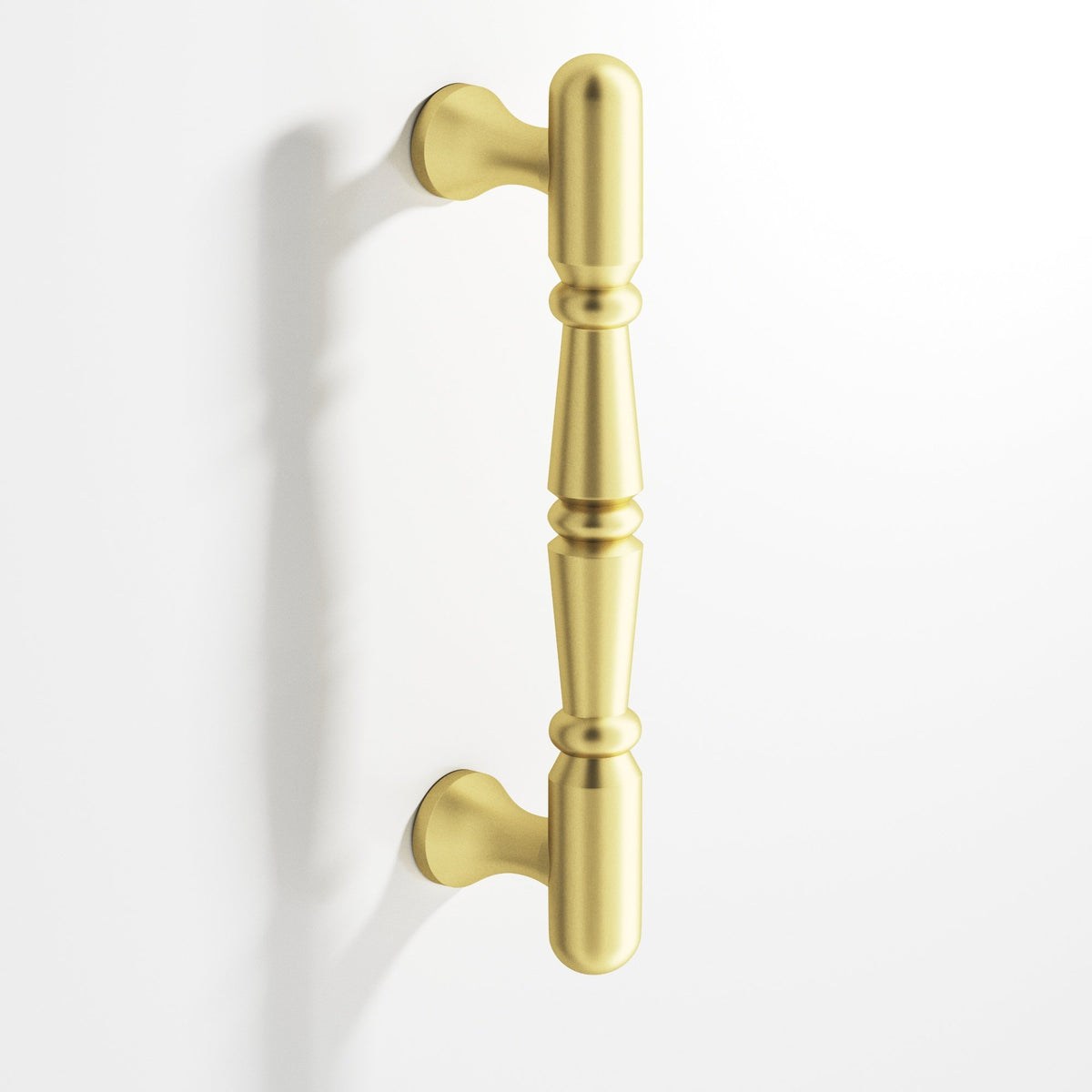 Colonial Bronze 851 Detailed Wire Pull, 3/4 in Diameter - Matte Satin Brass