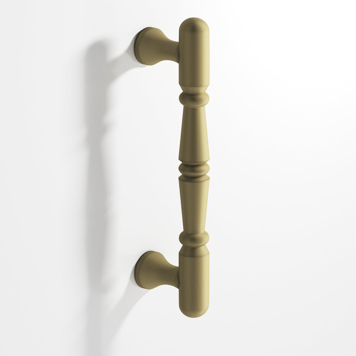 Colonial Bronze 851 Detailed Wire Pull, 3/4 in Diameter - Matte Antique Satin Brass
